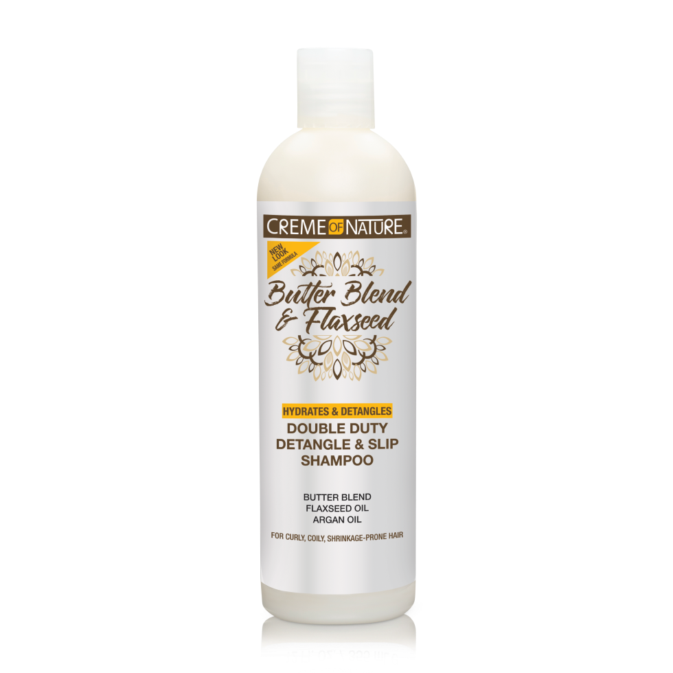 Double Duty Detangle & Slip Flaxseed Shampoo