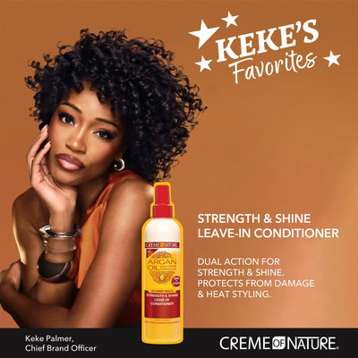 Strength & Shine Leave In Conditioner with Keke Palmer, Chief Brand Officer for Creme of Nature