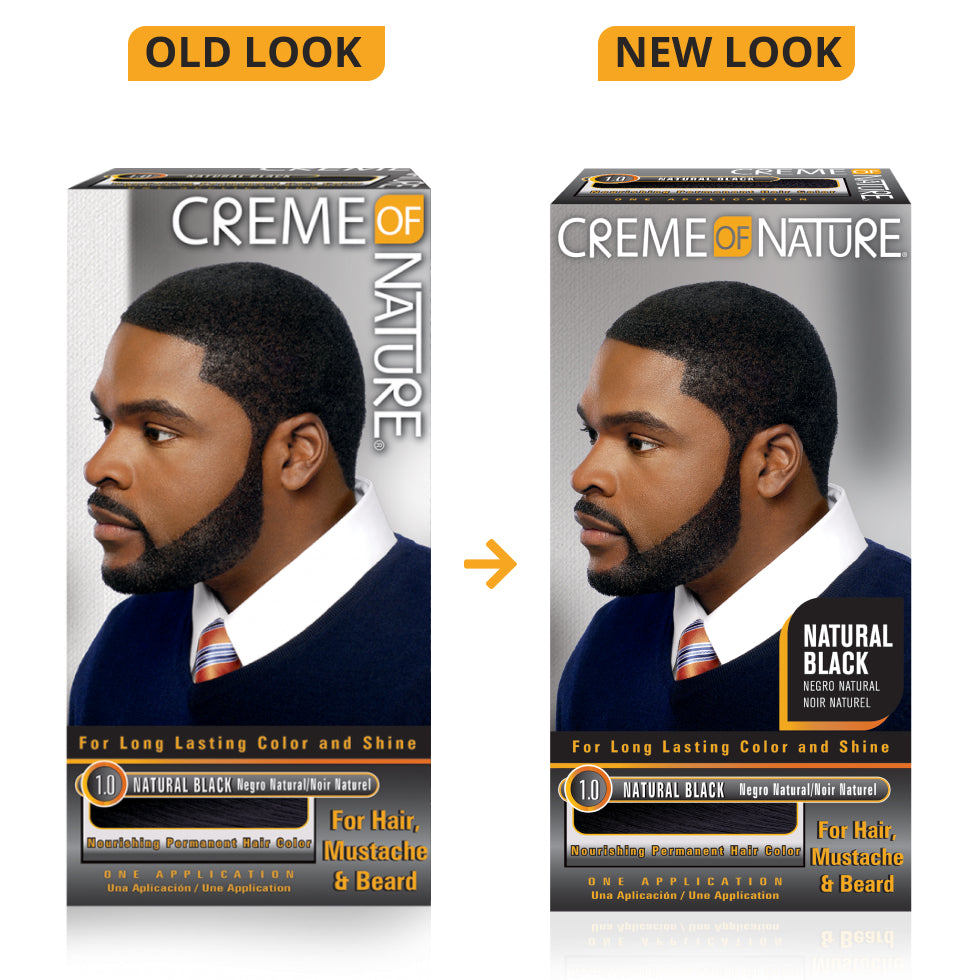 Nourishing Permanent Gel Hair Color 1.0 Natural Black Hair Dye for Men