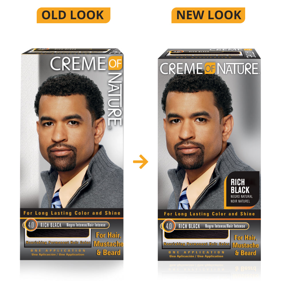 Nourishing Permanent Gel Hair Color 4.0 Rich Black Hair Dye