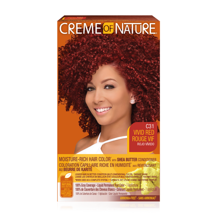 Moisture-Rich Hair Color* with Shea Butter Conditioner C31 Vivid Red ...