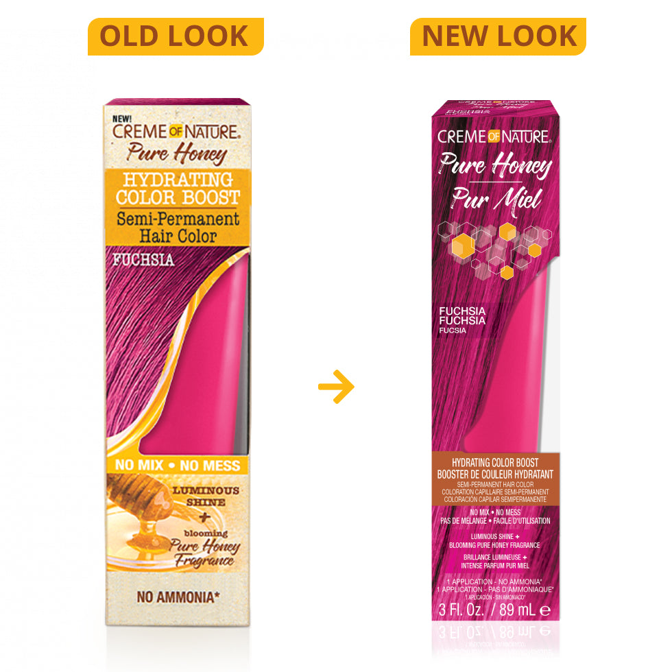 Hydrating Color Boost Semi-Permanent Fuchsia Hair Dye