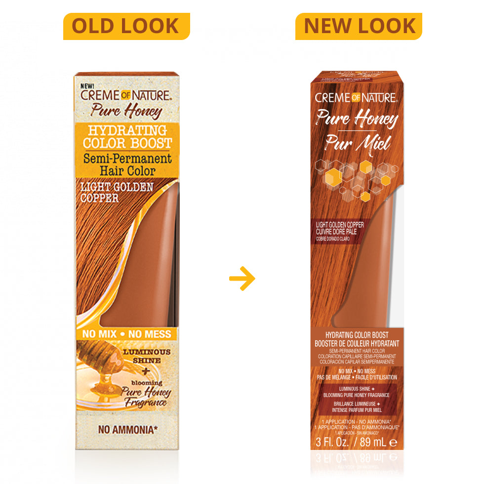 Hydrating Color Boost Semi-Permanent Light Golden Copper Hair Dye