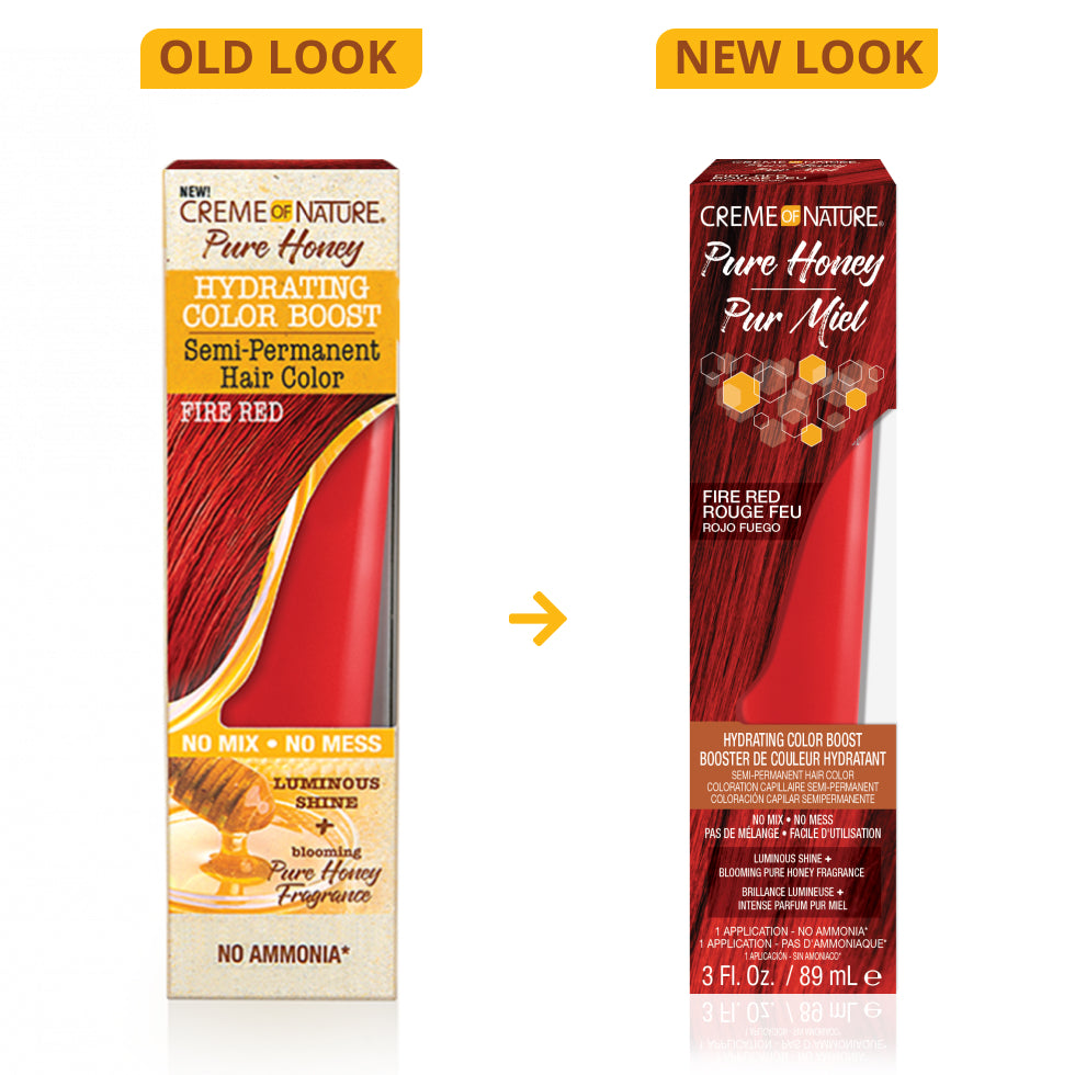 Hydrating Color Boost Semi-Permanent Fire Red Hair Dye