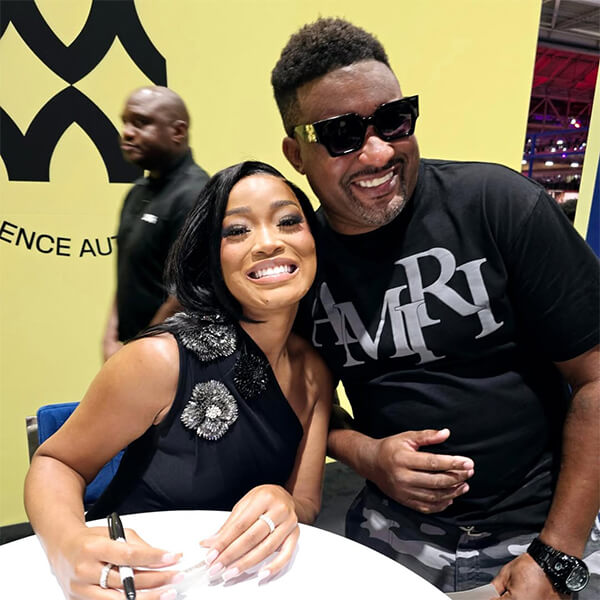 Keke Palmer Poses with a Fan at Essence Festival 2024 