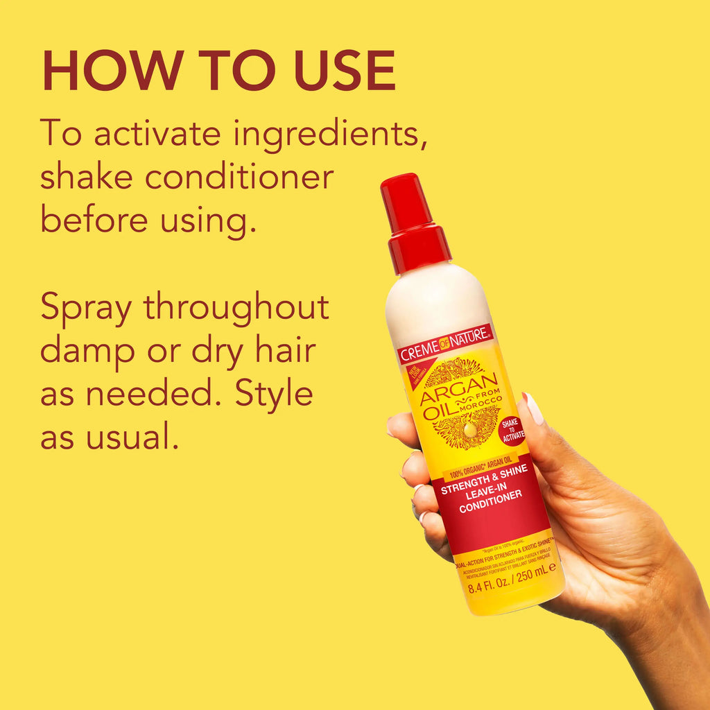 Argan Oil Strength & Shine Leave-in Conditioner
